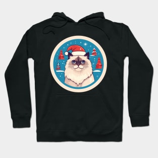 Birman Cat Xmas, Love Cats Hoodie